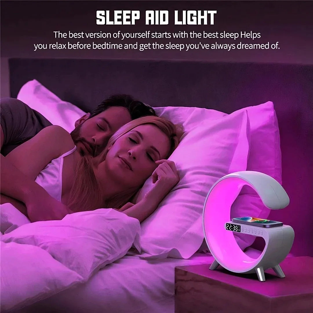 GStar™ | 4-in-1 Alarm Clock, Mood Light, Speaker & Wireless Charger