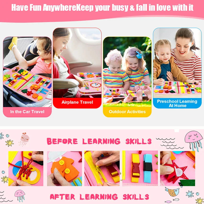 Busy Board Montessori Toys